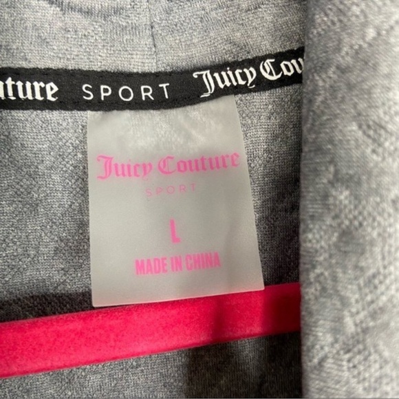 Juicy Couture Sport Cowl Neck Gray Sweater Size L NWT - Picture 5 of 8